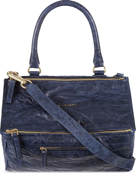 givenchy pandora midnight blue|Medium Pandora bag in aged leather .